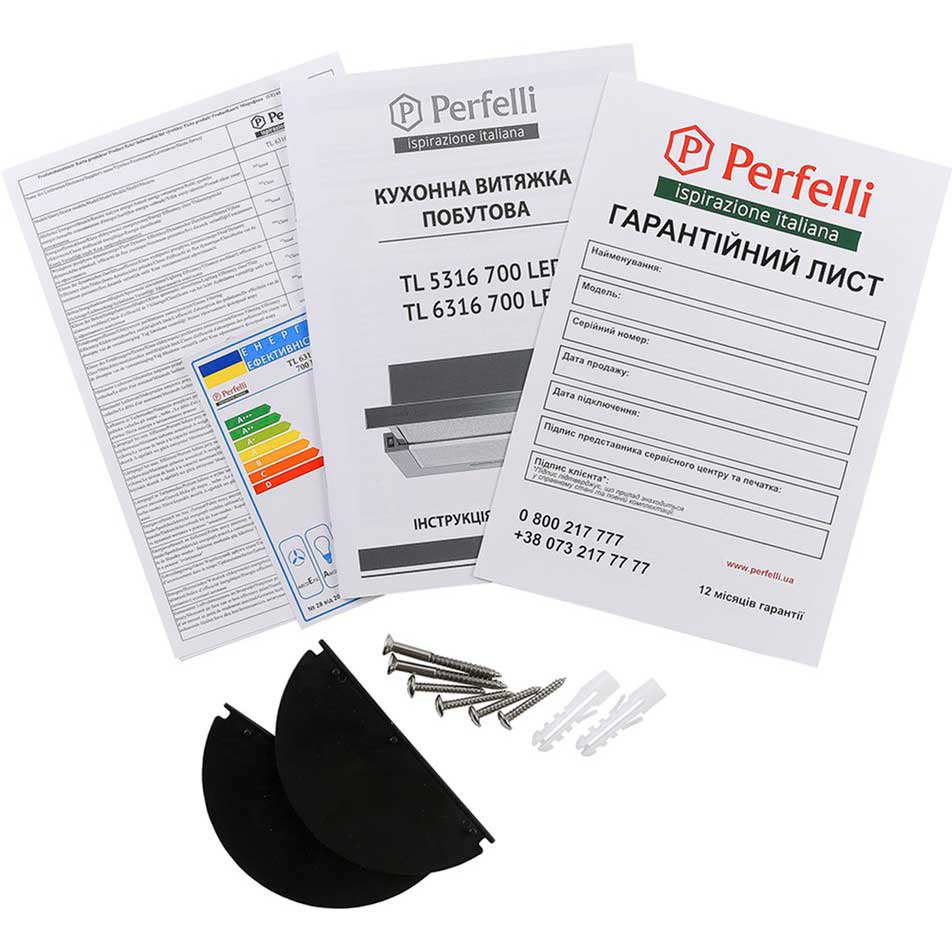 Изображение Вытяжка PERFELLI TL 5316 WH 700 LED
