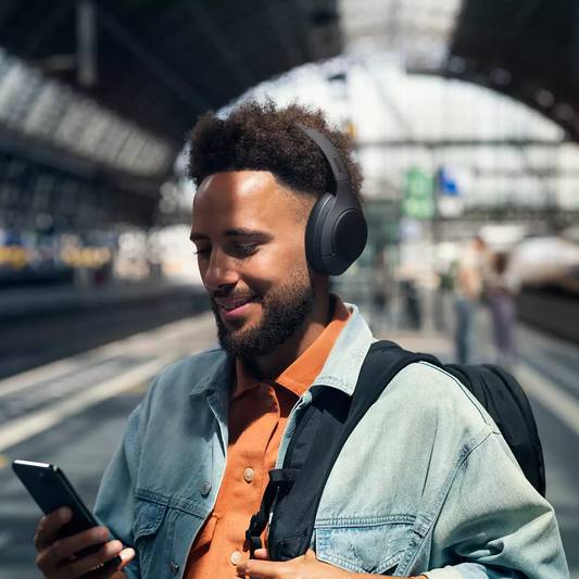 В Україні Гарнітура PHILIPS TAH8506 Over-ear ANC Hi-Res Wireless Mic Black (TAH8506BK/00)