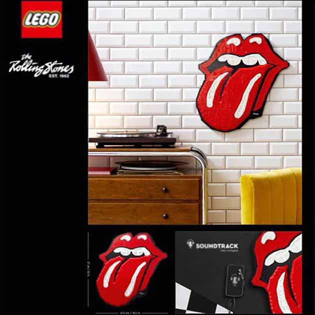 Зображення Конструктор LEGO ART The Rolling Stones (31206)