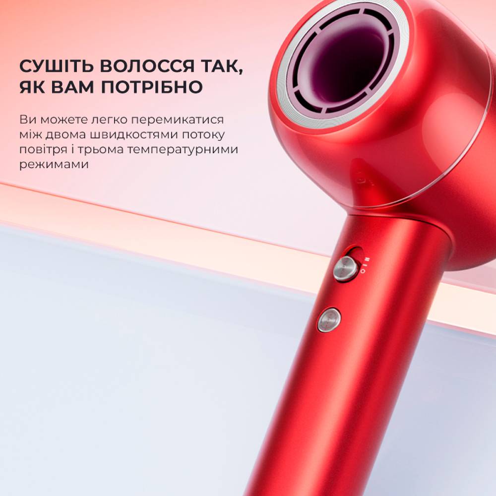 В Украине Фен DREAME Intelligent Hair Dryer Red (AHD5-RE0)