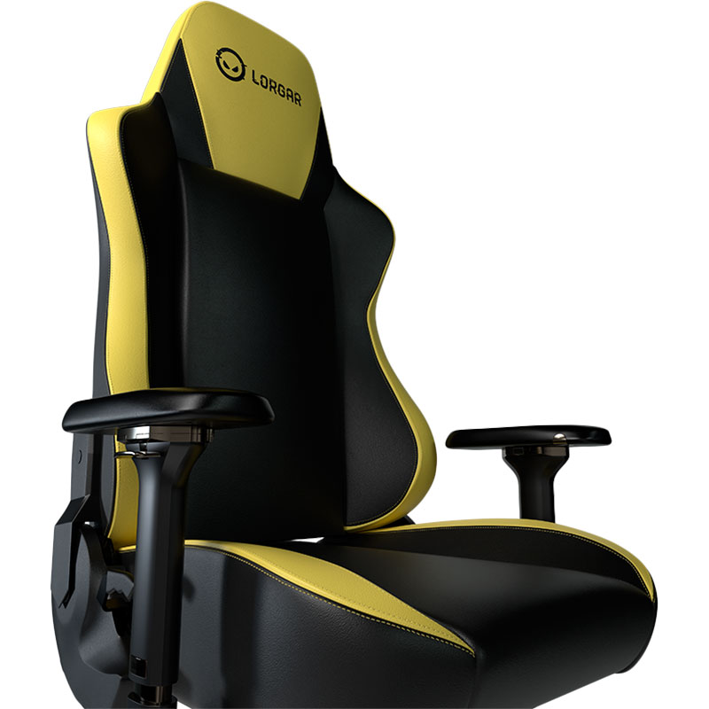 Кресло LORGAR Base 311 Black Yellow (LRG-CHR311BY) Материал корпуса металл