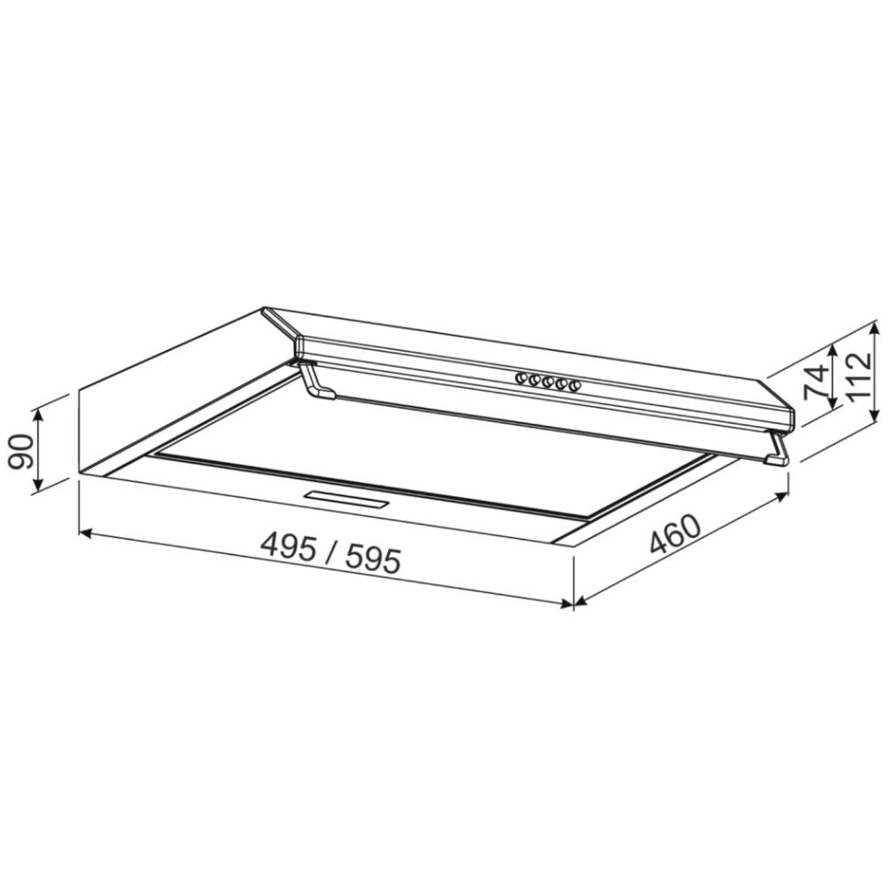 Покупка Вытяжка JANTAR ST I LED 60 WH