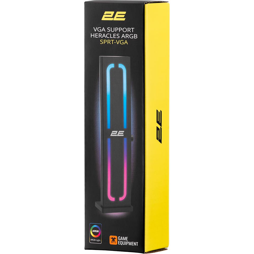 В Украине Держатель кабеля 2E GAMING VGA Heracles ARGB SPRT-VGA Black