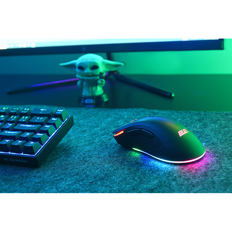 В Украине Мышь 2E GAMING MG350 WL RGB USB Black (2E-MG350UB-WL)