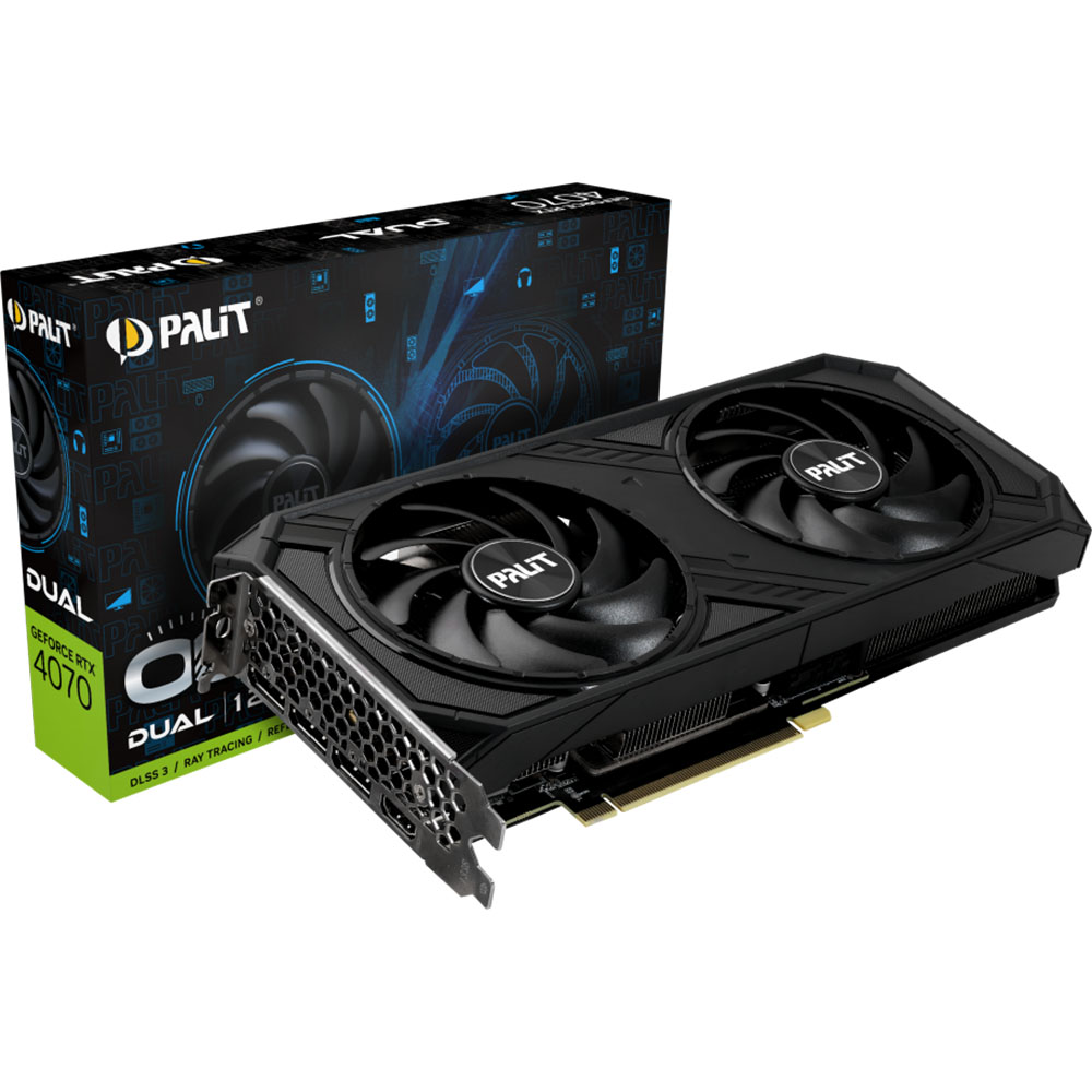 Відеокарта PALIT-XPERTVISION RTX4070 DUAL OC 12GB GDDR6X Виробник чіпу nVidia