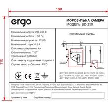 Морозильна скриня ERGO BD-250 RF