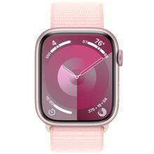 Смарт-часы APPLE Watch Series 9 GPS 41mm Pink Alum Light Pink Sp/Loop (MR953QP/A)