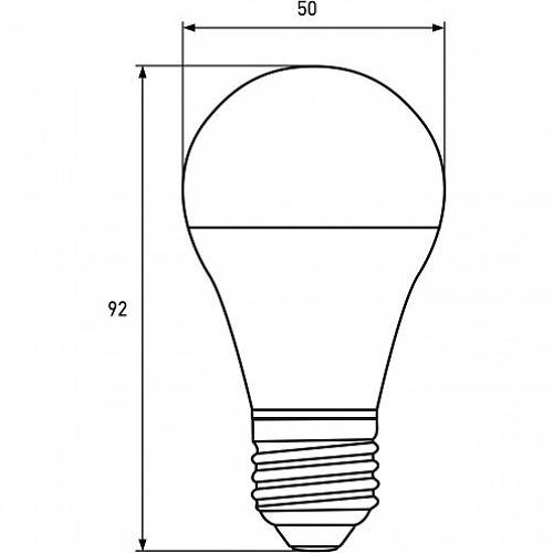 Светодиодная лампа EUROLAMP А50-7W-E27-3000K 3шт. (LED-A50-07273(P)(3)) Тип светодиодная (LED)