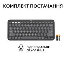 Клавіатура LOGITECH Pebble Keys 2 K380s Graphite (L920-011851)