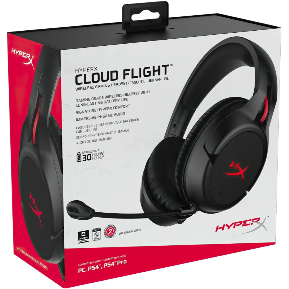 Покупка Гарнітура HYPERX Cloud Flight WL Black (4P5L4AM)