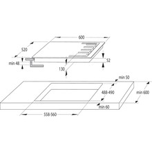 Варильна поверхня GORENJE GW 6D42CLI (BG6FE-G0B)