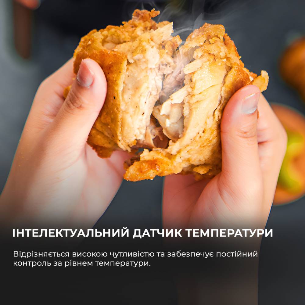 Зображення Аерофритюрниця DEERMA Air Fryer KZ100 (DEM-KZ100)