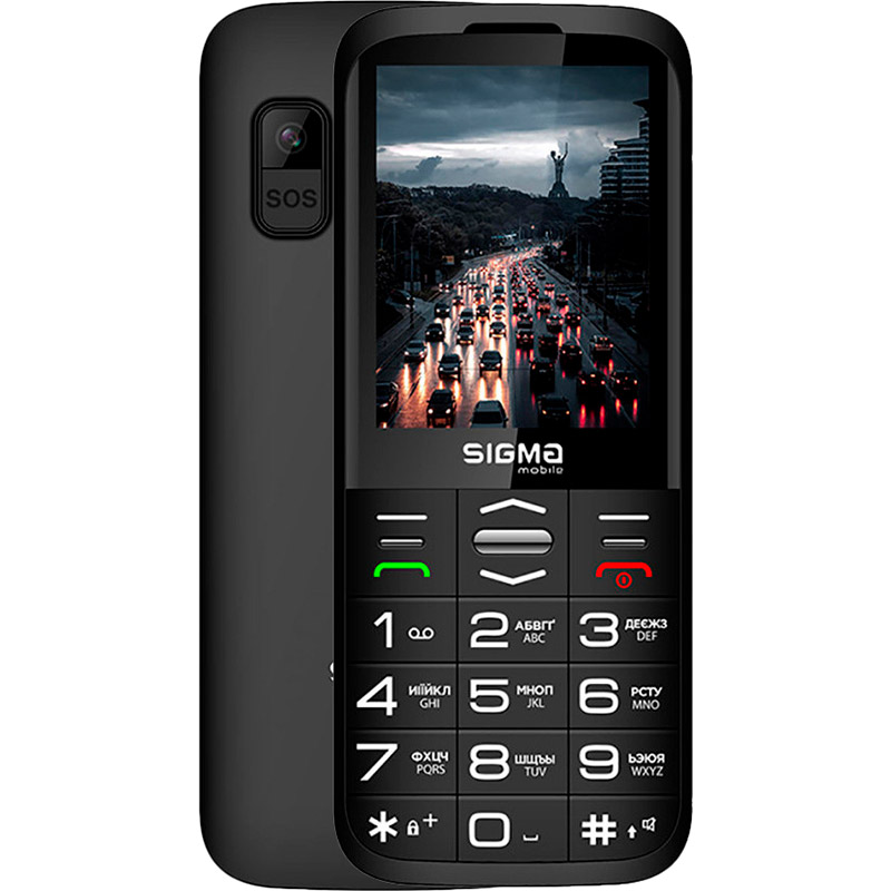 Мобільний телефон SIGMA Comfort 50 Grace Type-C Black Мобільний телефон SIGMA Comfort 50 Grace Type-C Black