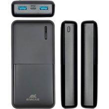 Powerbank RIVACASE RIVAPOWER VA2572 20000mAh Black