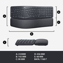 Клавіатура LOGITECH ERGO K860 US (920-010108)