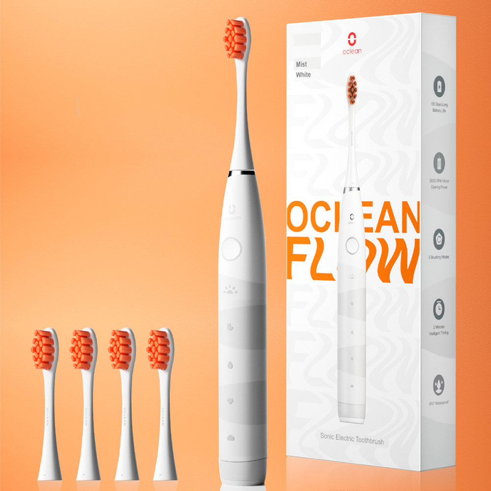 Изображение Зубная щетка OCLEAN Flow Sonic Electric Toothbrush White