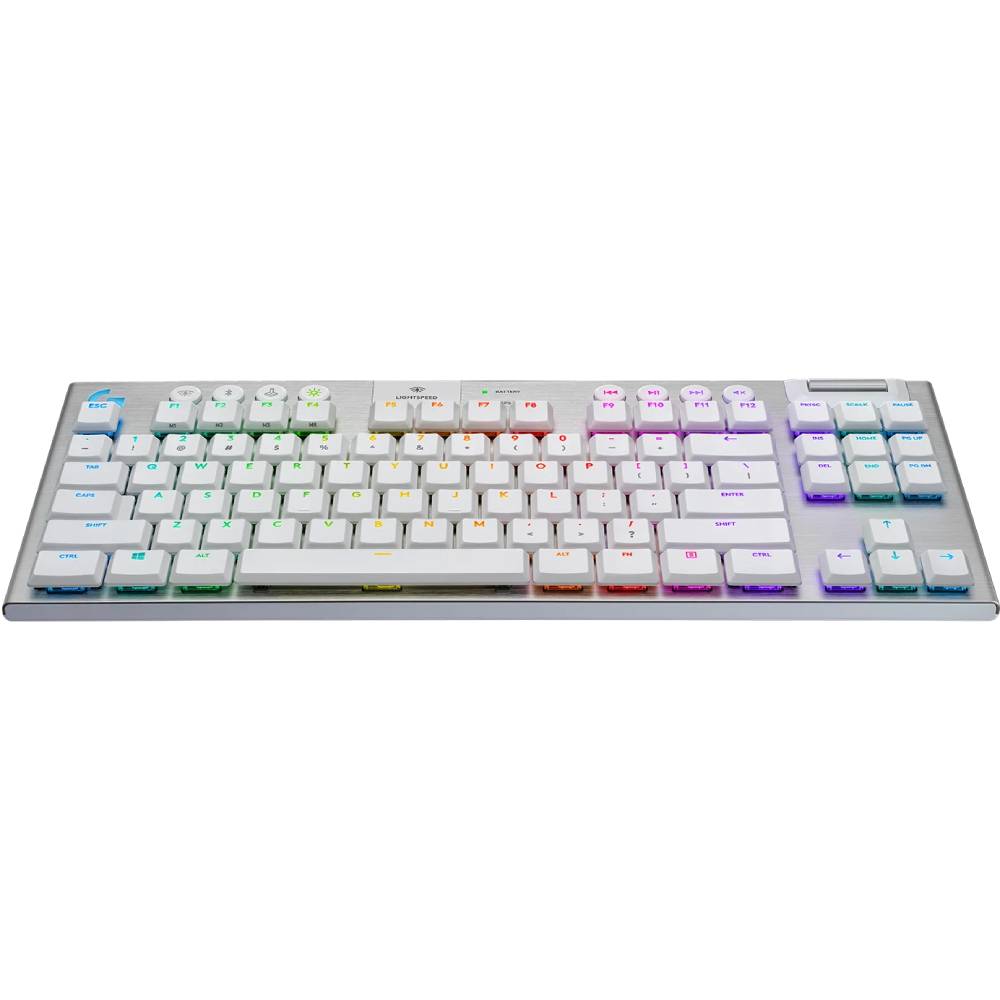 В Україні Клавіатура Logitech G915 Gaming TKL LIGHTSPEED Wireless RGB White (920-009664)