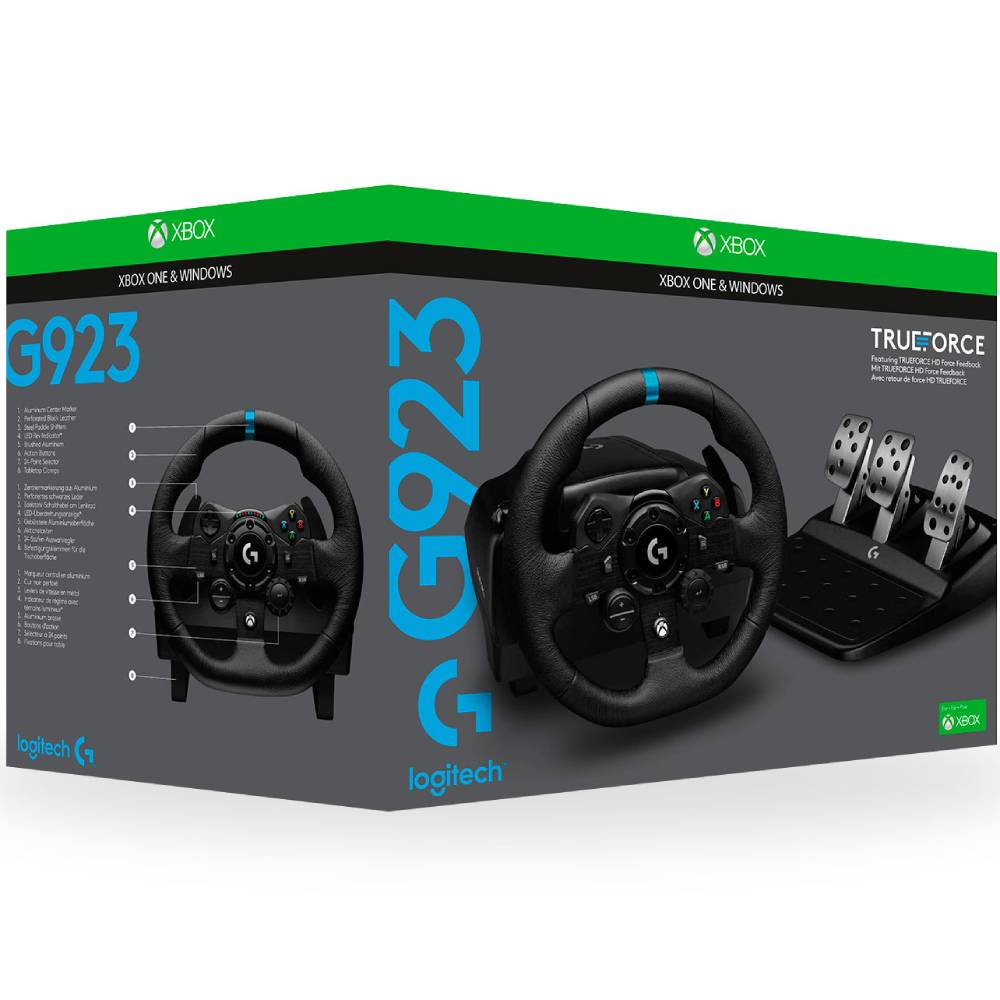 В Україні Кермо LOGITECH G923 Racing Wheel and Pedals (941-000158)