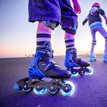 Ролики NEON Combo Skates Blue  (NT09B4)