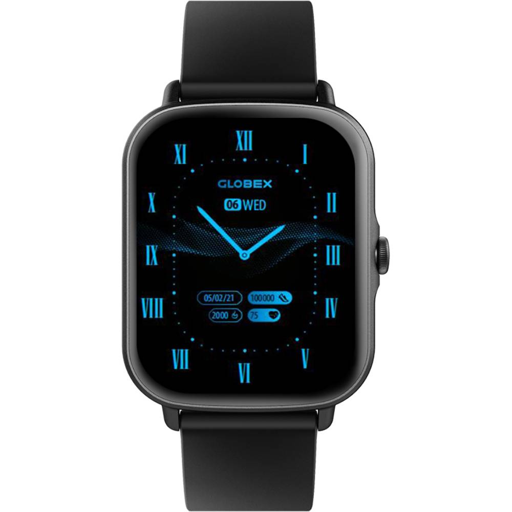 Смарт-часы GLOBEX Smart Watch Me Pro Black Функциональность для взрослых