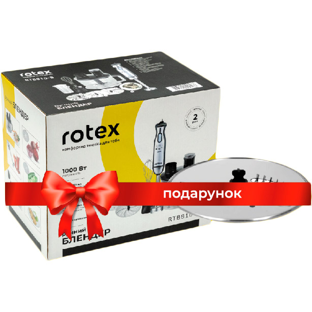 В Україні Блендер ROTEX RTB810-B + RBA81-J Bundle