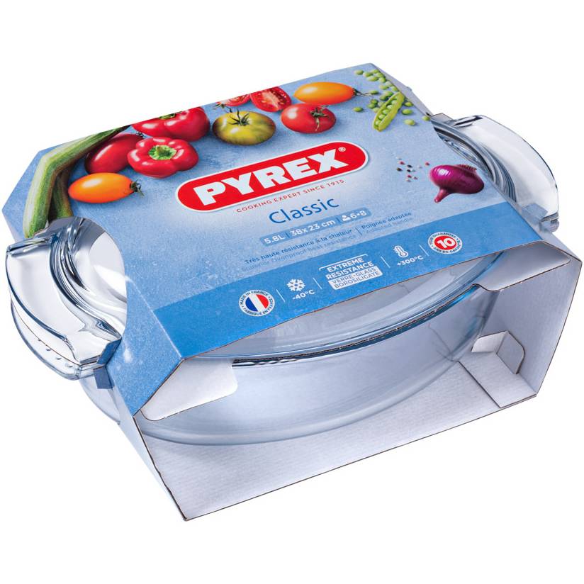 Каструля для НВЧ PYREX овальна 4.4л+1.4л (460A000) Комплектація один предмет