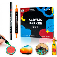 Акрилові маркери ARRTX AACM-03-32 32 кольори (LC302802)