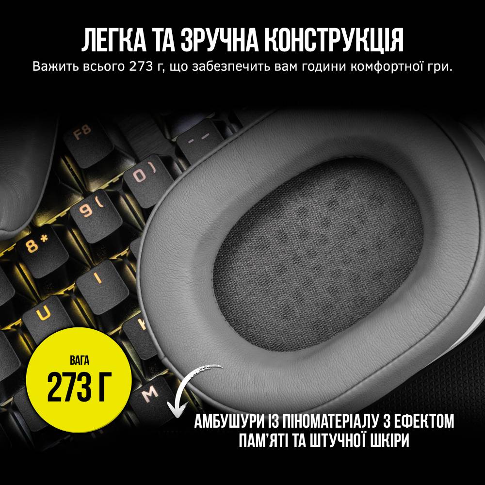 Покупка Гарнитура Corsair HS55 Surround Headset White (CA-9011266-EU)