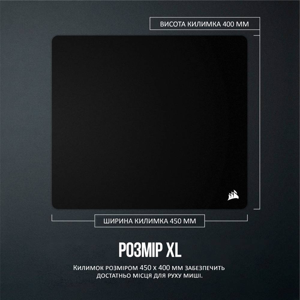 Фото Коврик Corsair MM200 Premium Spill-Proof Cloth Black (CH-9412660-WW)