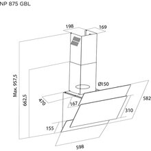 Витяжка PYRAMIDA NP 875 GBL