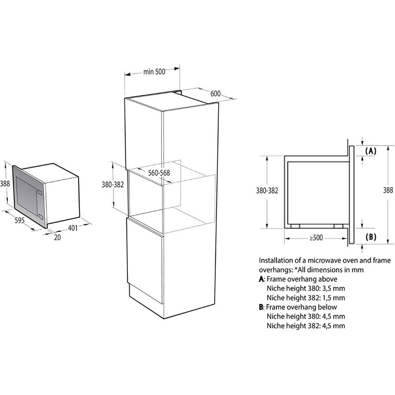 Встраиваемая микроволновая печь HISENSE BIM325G62BG (XY925Z) Комплектация решетка для гриля