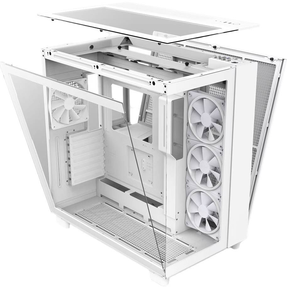 Корпус NZXT H9 Elite Edition ATX Mid Tower White (CM-H91EW-01) Максимальная длина видеокарты 435