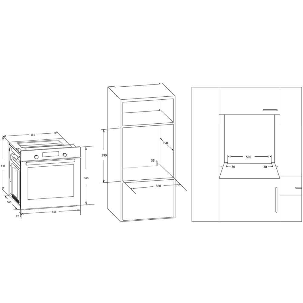 В интернет магазине Духовой шкаф FREGGIA OESB67W