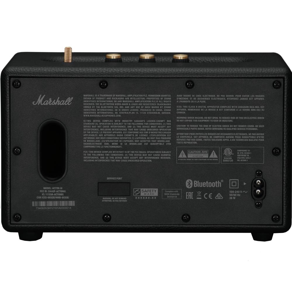 h*様 Marshall Bluetooth Speaker アクトン Аудиосистема MARSHALL Loud Speaker Acton III Bluetooth Black