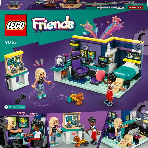 Зображення Конструктор LEGO Friends Кімната Нові 179 деталей (41755)