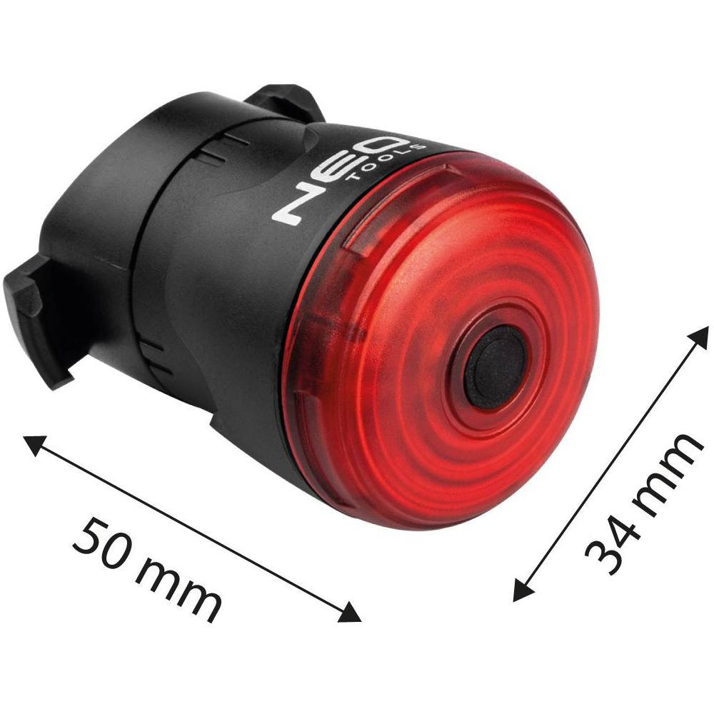 Фото 4 Ліхтар велосипедний NEO TOOLS задній (91-003)