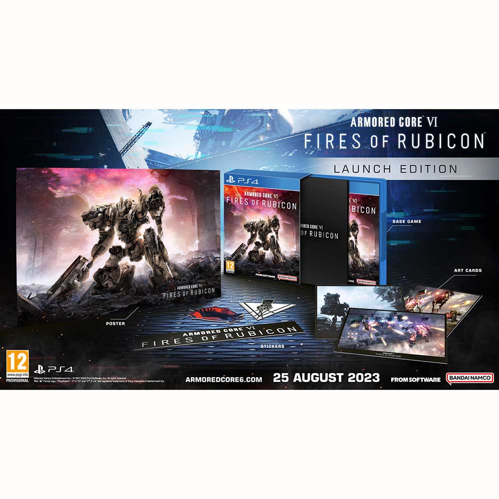 Гра Armored Core VI: Fires of Rubicon - Launch Edition для Sony PLAYSTATION 4 (PS4) Платформа PlayStation 4