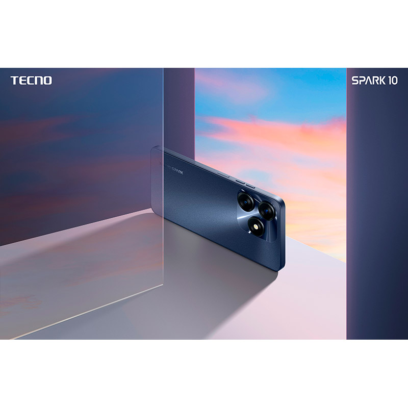 В Україні Смартфон TECNO Spark 10 (KI5Q) 8/128 Gb Dual Sim Meta Black