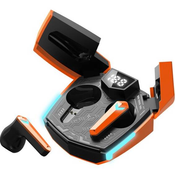 Гарнитура CANYON Doublebee GTWS-2 Gaming Orange (CND-GTWS2O) Вид гарнитура