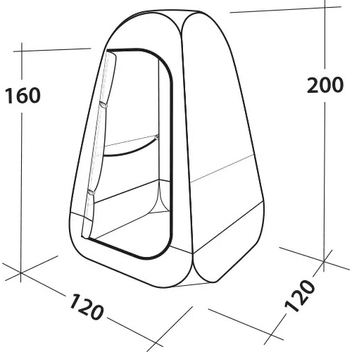 В интернет магазине Палатка техническая EASY CAMP Little Loo Granite Grey (120427)