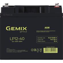 Аккумулятор GEMIX 12V 40Ah AGM Black (LP1240M6)