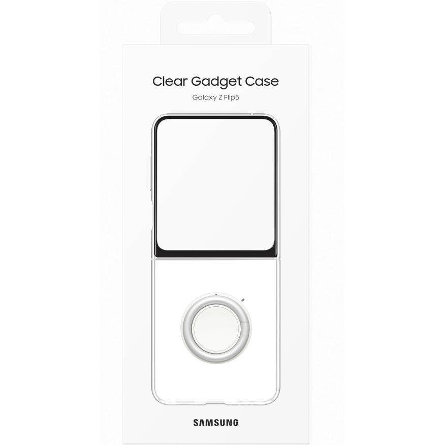Фото Чехол SAMSUNG для Galaxy Flip 5 Clear Gadget Case Transparent (EF-XF731CTEGUA)
