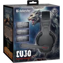 Гарнитура DEFENDER Сujo Black-Red (64505)