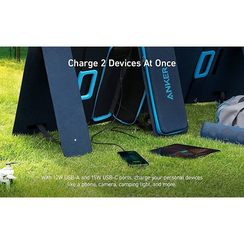 Фото Сонячна панель ANKER 625 Solar Panel - 100W XT60/15W 1xType-C/12W 1xUSB Solar Charger