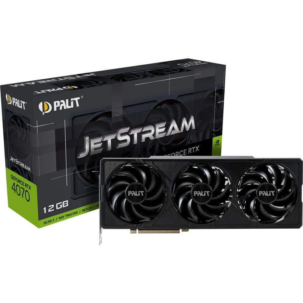 Покупка Відеокарта PALIT-XPERTVISION RTX4070 JETSTREAM 12GB 192Bit 1920/21000 MHz (NED4070019K9-1047J)