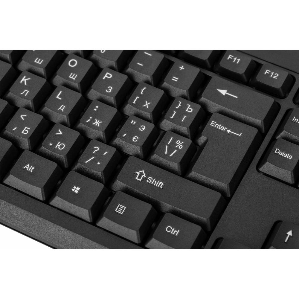В Украине Комплект 2E MK401 USB Black (2E-MK401UB)