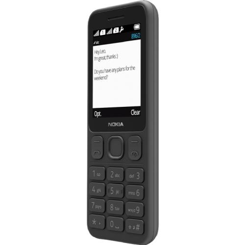 Мобильный телефон NOKIA 125 Dual SIM Black (16GMNB01A17) Диагональ дисплея 2.4