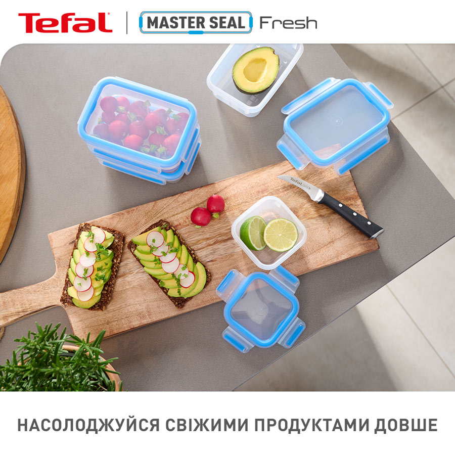 В інтернет магазині Набір контейнерів TEFAL MSEAL FRESH 0.55+1+2.3 л (K3028912)