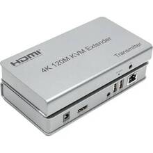 Подовжувач POWERPLANT HDMI 4K/30hz до 120 м (HDES120-KVM) (CA912933)