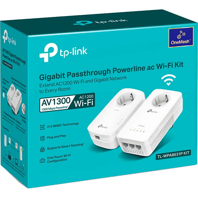 В Украине Адаптер Powerline TP-LINK TL-WPA8631PKIT